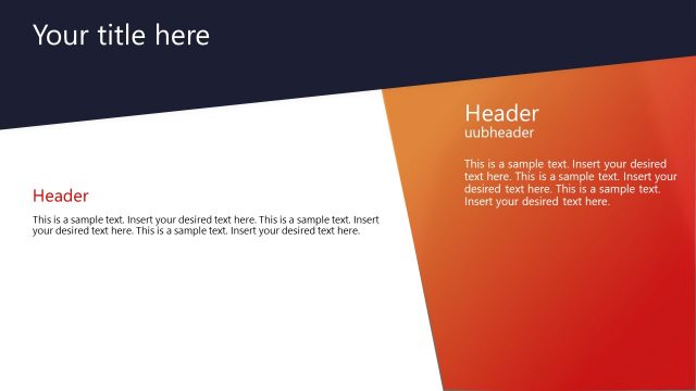 Orange Theme PowerPoint Gradients