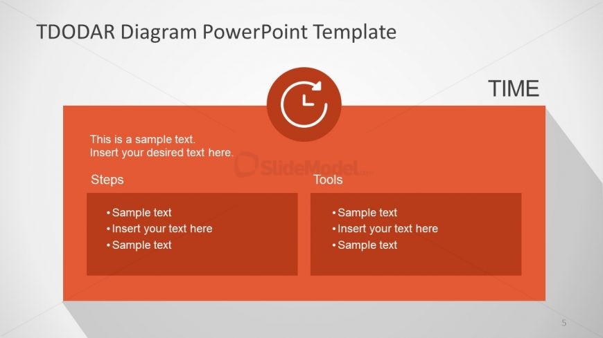 PowerPoint Templates for TDODAR Diagram Time 