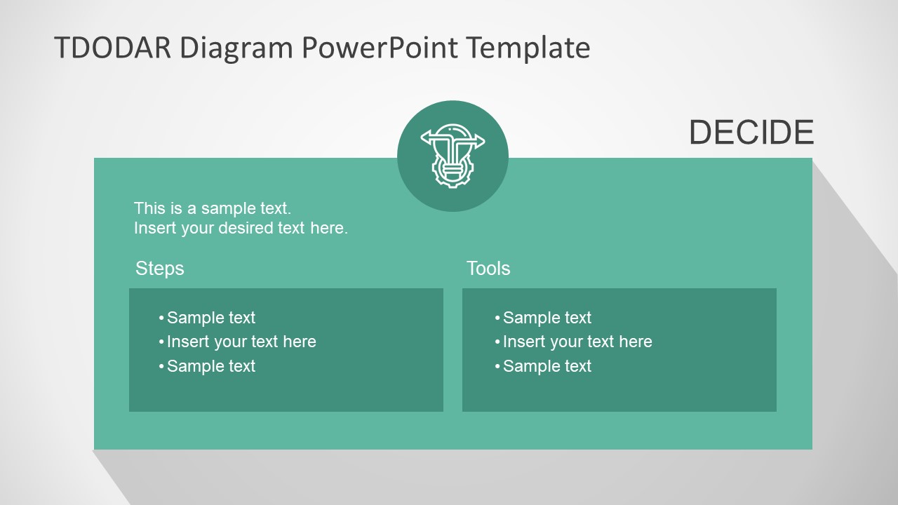PowerPoint Templates for TDODAR Diagram Decide