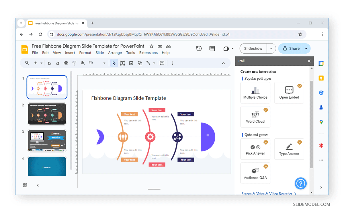 Live Polls maker for Google Slides