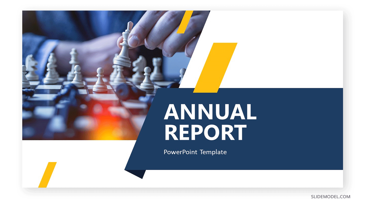 Annual report template for PowerPoint