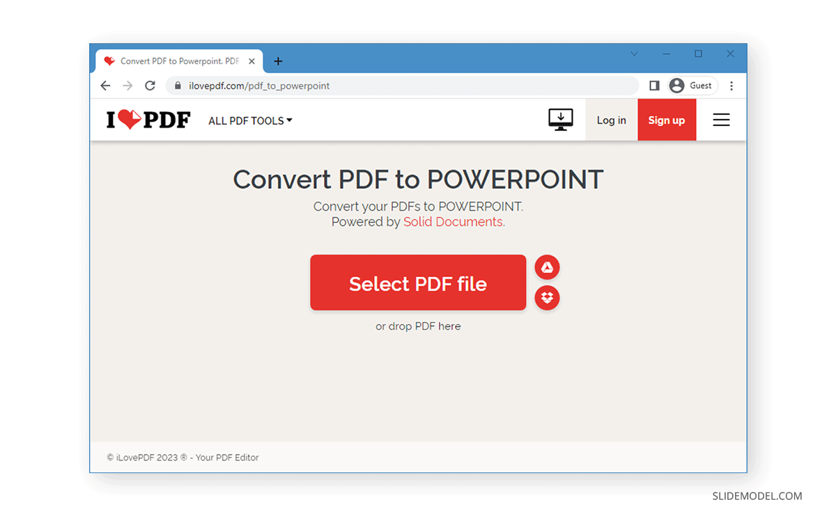 PDF to PowerPoint converter