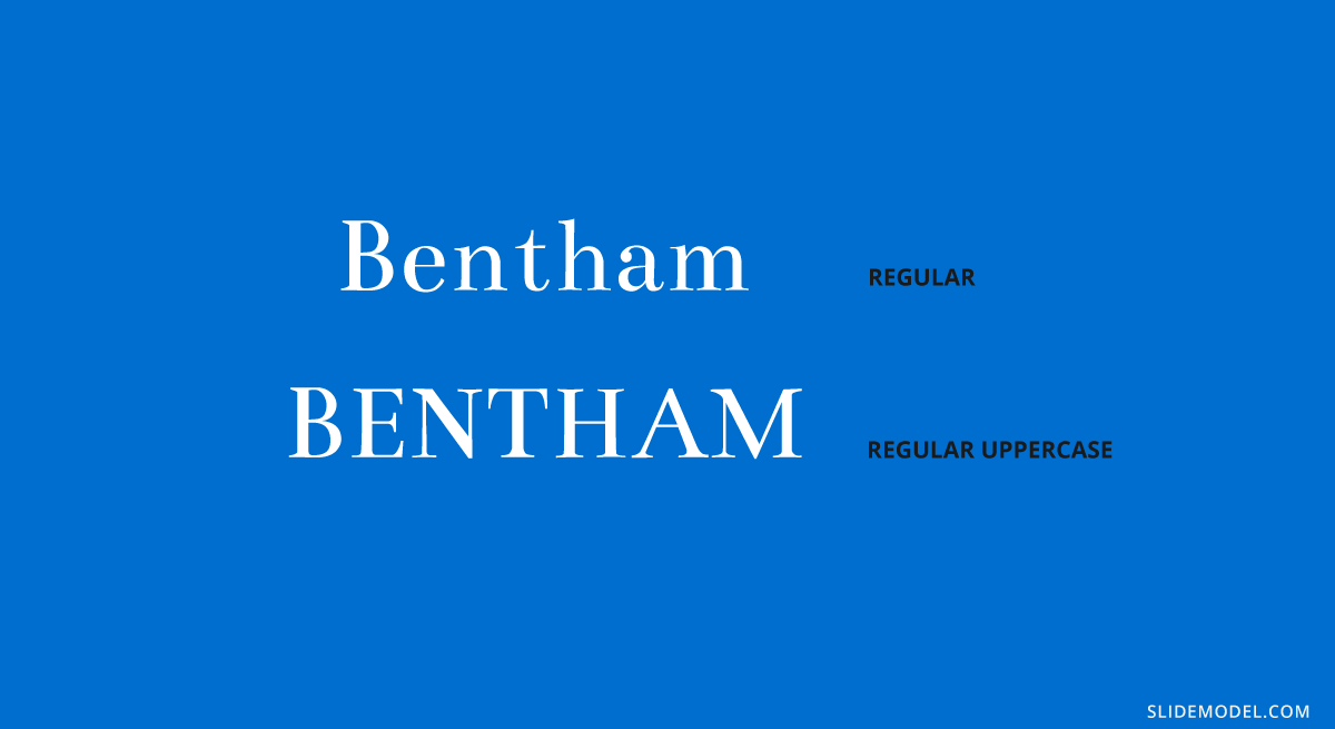 Bentham typeface