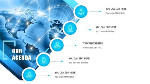 Agenda Slide of Business PowerPoint