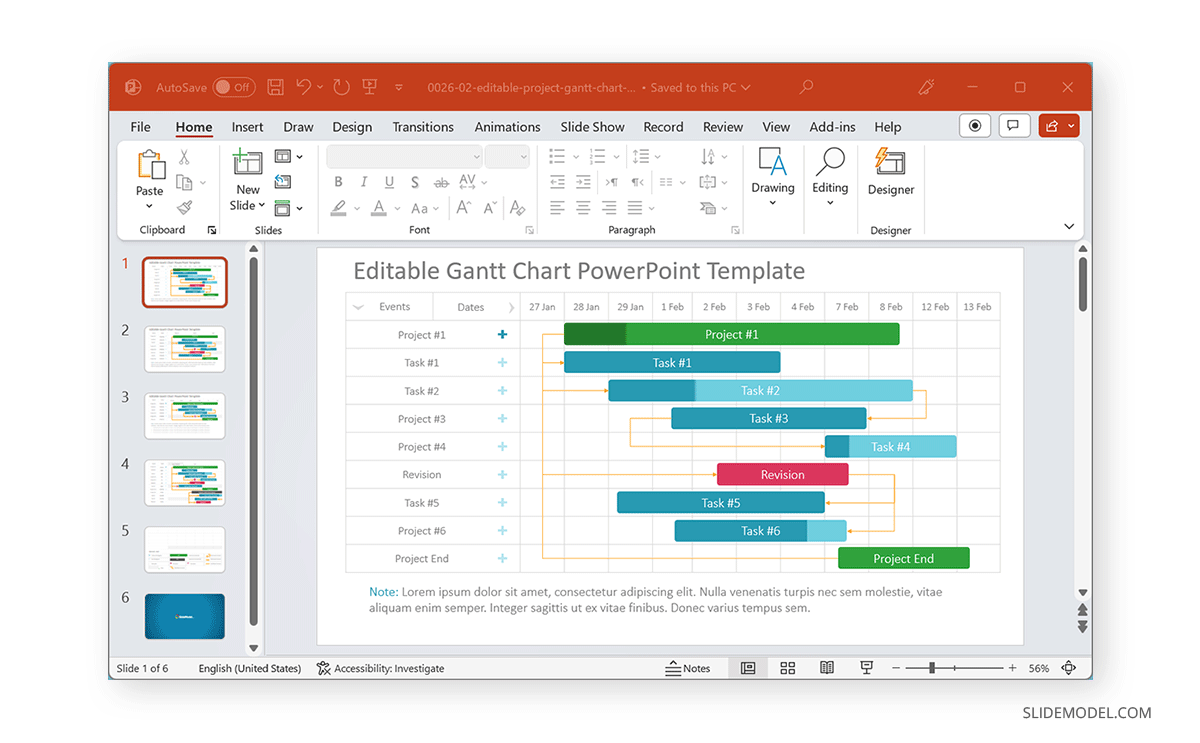 How to Make a Gantt Chart in PowerPoint