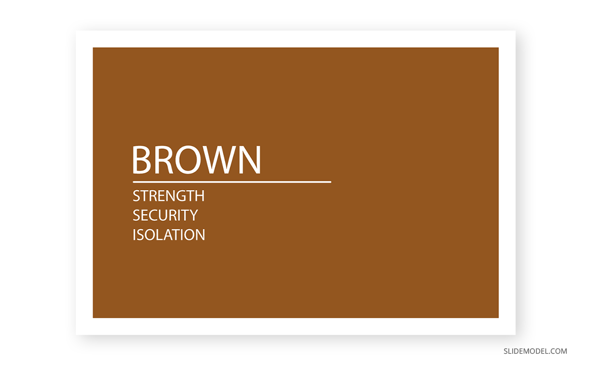 The Psychology of Color Brown