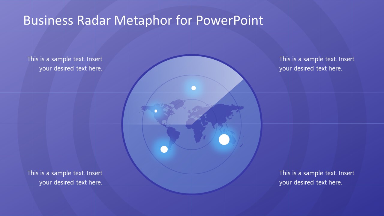 Business Radar Powerpoint Template Slidemodel