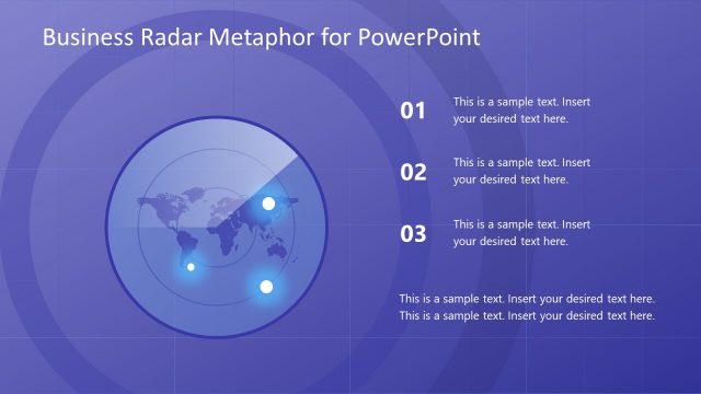 Business Radar Template Map