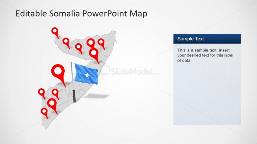 Presentation of Somalia Editable Map