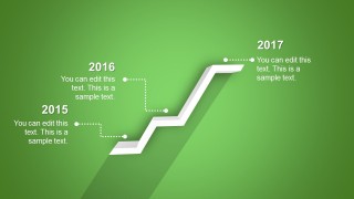 Green Timeline Template for PowerPoint