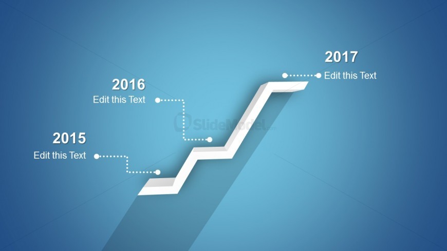 Creative Timeline Template Design for PowerPoint