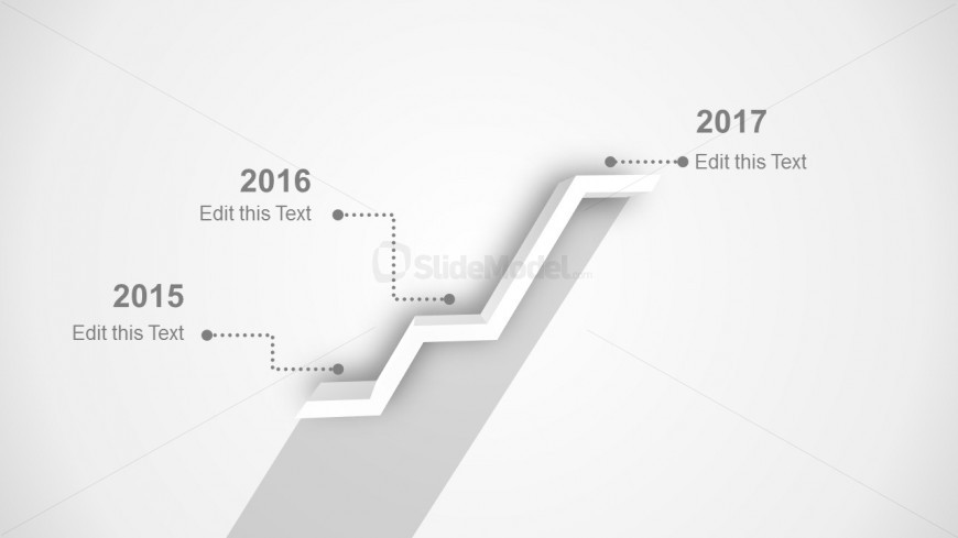 Gray Timeline Template for PowerPoint
