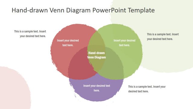 Hand-drawn Venn Diagram PowerPoint Template