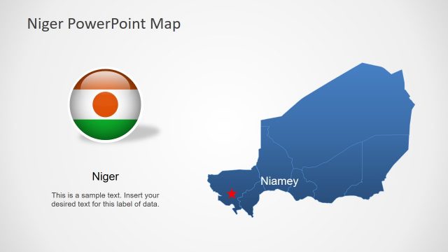 Niger Editable Map PPT
