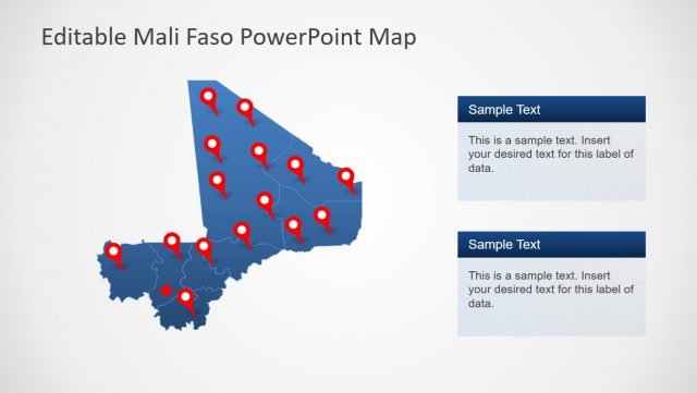 PPT Map of Mali and Geo Location - SlideModel