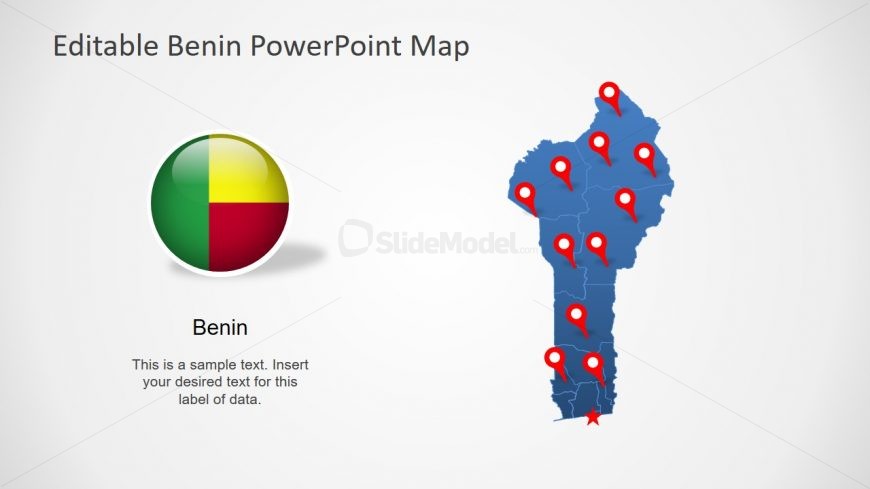 Outline Map of Benin