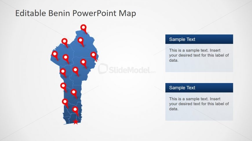 Slide of Maps for Benin