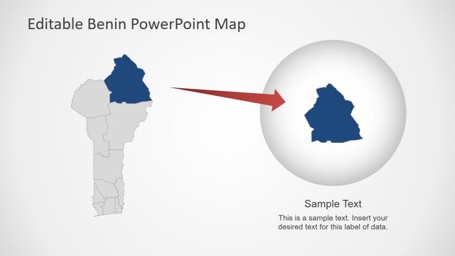 Zoom in Map Slide Benin