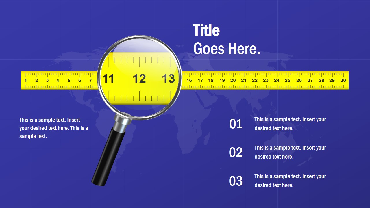 Measuring Tape Concept Slide PowerPoint Template SlideModel Measuring Tape Concept Slide PowerPoint Template SlideModel