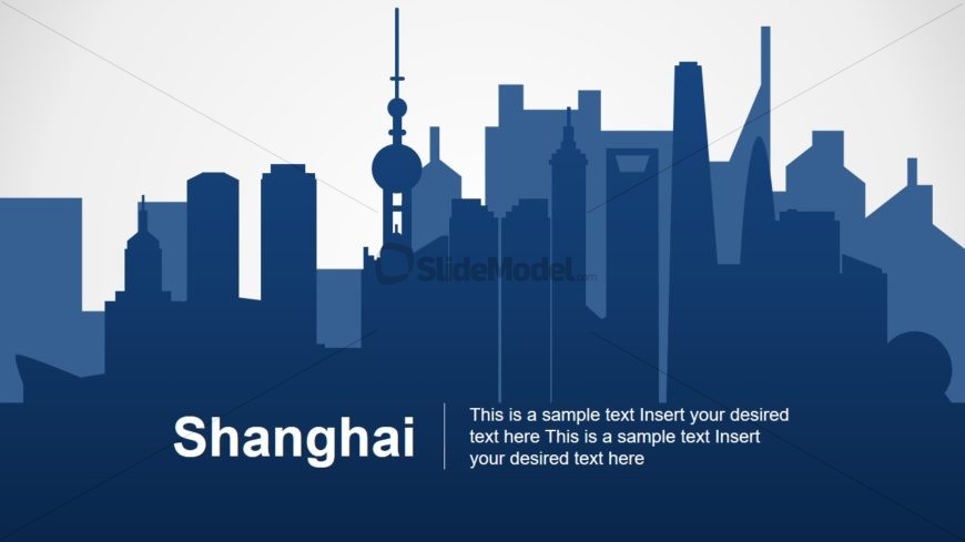 Skyscraper for Shanghai Map