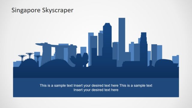 Flat Landscape Silhouette PowerPoint