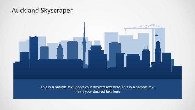 Skyscraper Auckland CBD Illustration PPT