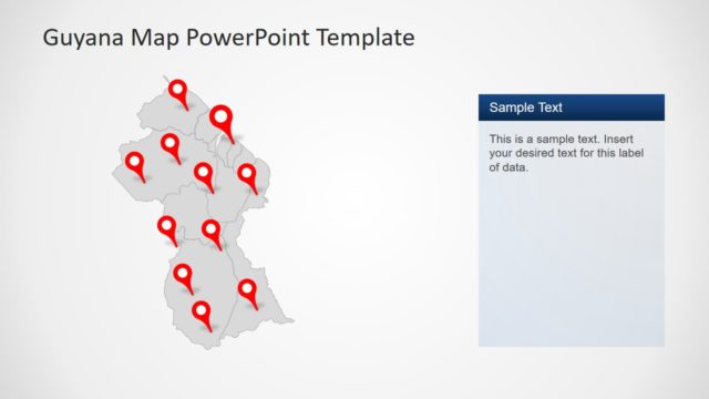 Map Presentation of Guyana
