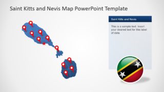 Saint Kitts and Navin Map Slide