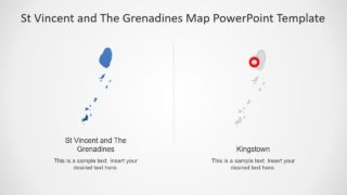 Political Map of St Vincent and Grenadines