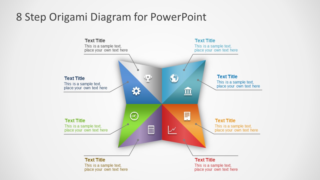 Slide of 8 Steps PowerPoint Design