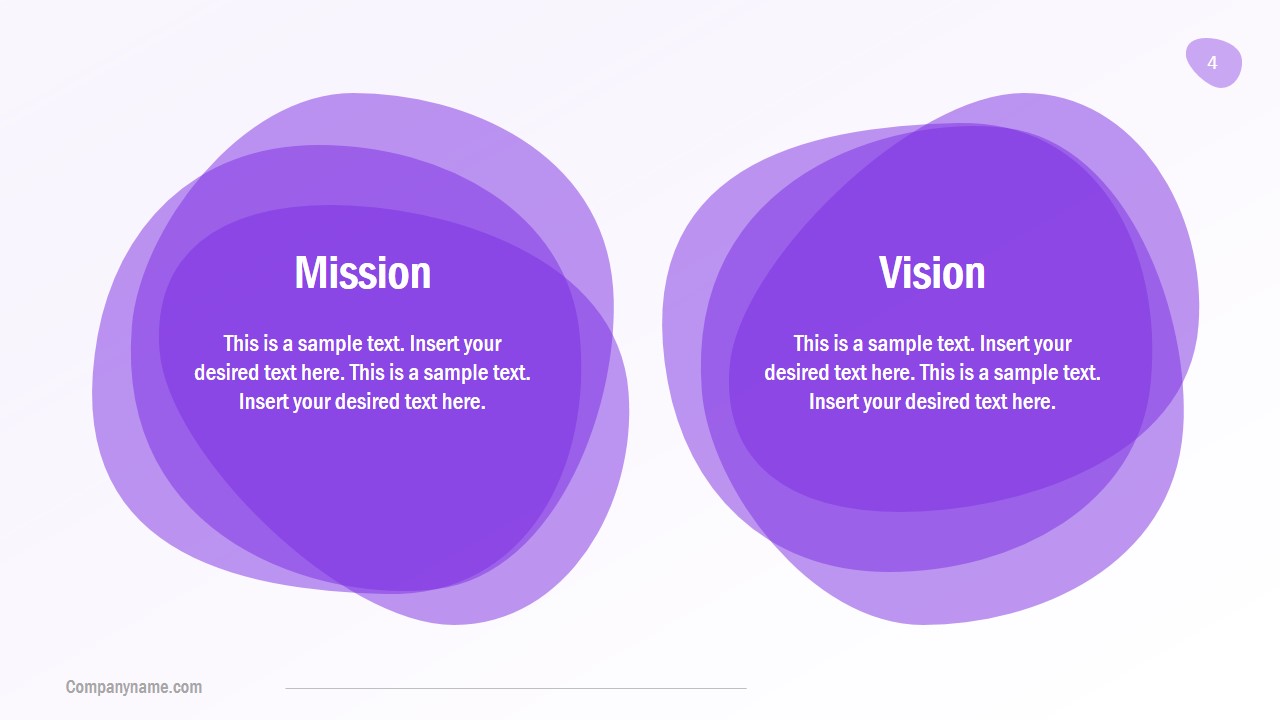 Mission and Vision Content Slide