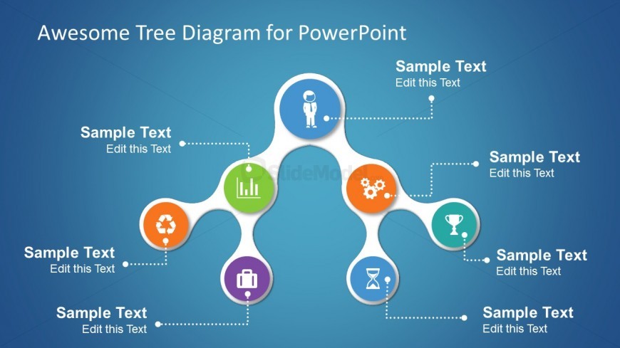 Simple Tree Diagrams Data Structure with Icons