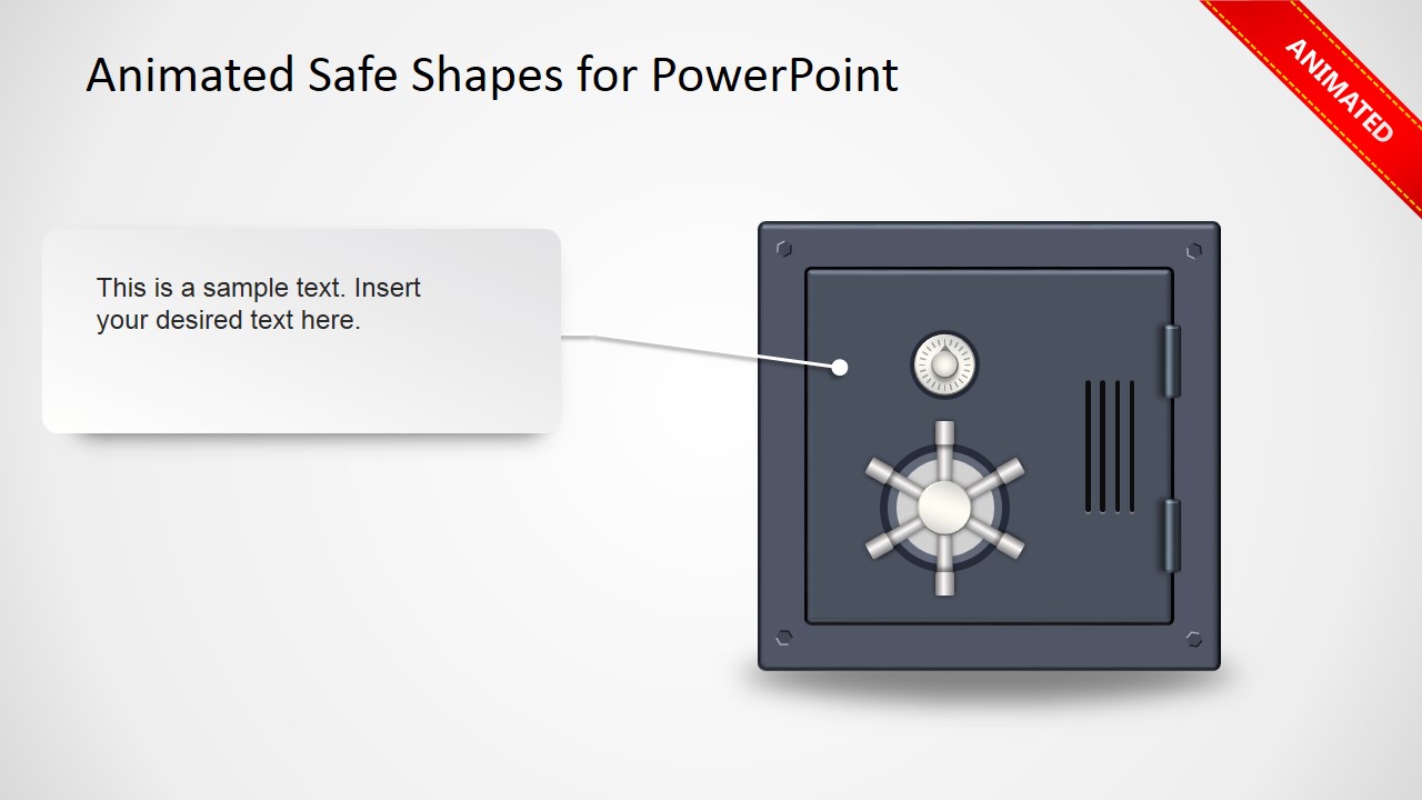 Animated Safe Clipart PPT Slide Design