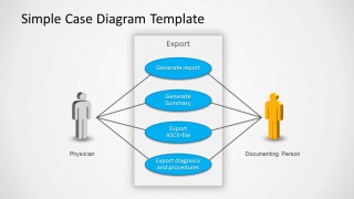 Simple Use Case Diagram Slide Design for PowerPoint