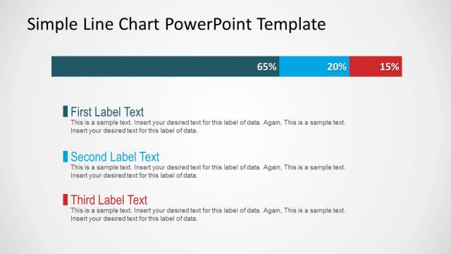 Simple Line Chart for PowerPoint