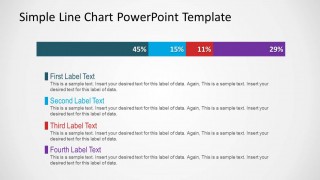 Simple Line Chart PowerPoint Slide Design