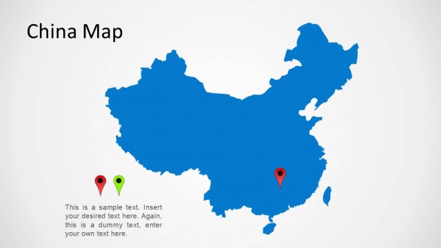 China Map for PowerPoint