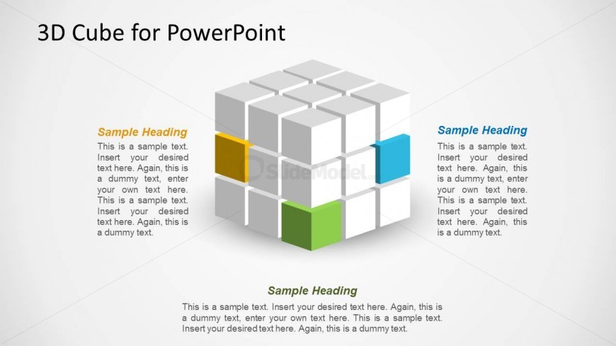 3D Cube Design for PowerPoint