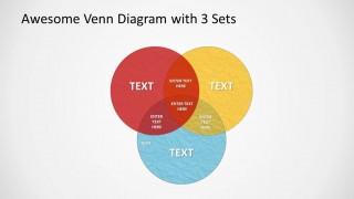 3-Part Venn Diagram Slide Design for PowerPoint (Editable)