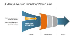 Funnel PowerPoint in 3 Steps