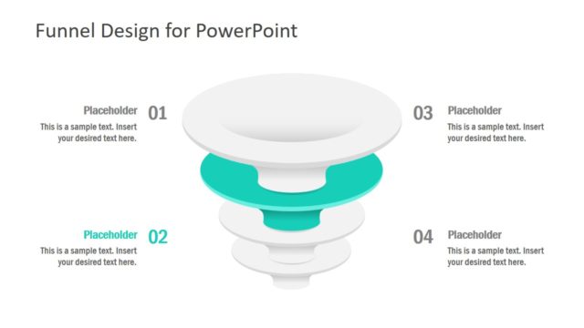Vertical Funnels for Marketing Diagram PPT