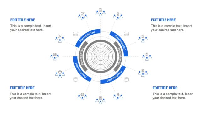 12 Item Circular Technology Diagram for PowerPoint