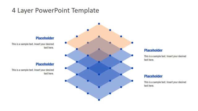 4 Level Stacked Layout PPT