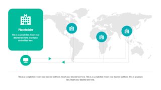 Infographic PowerPoint Layout with Map