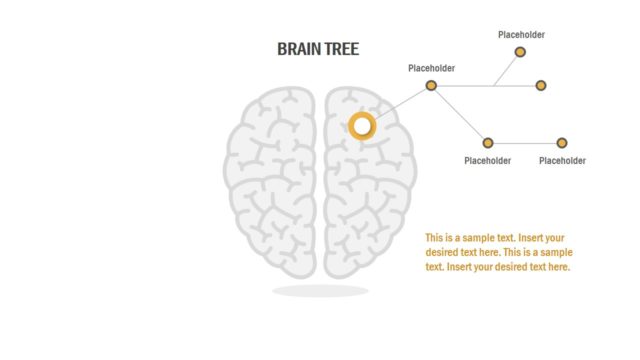 Brain PowerPoint Concept Diagram