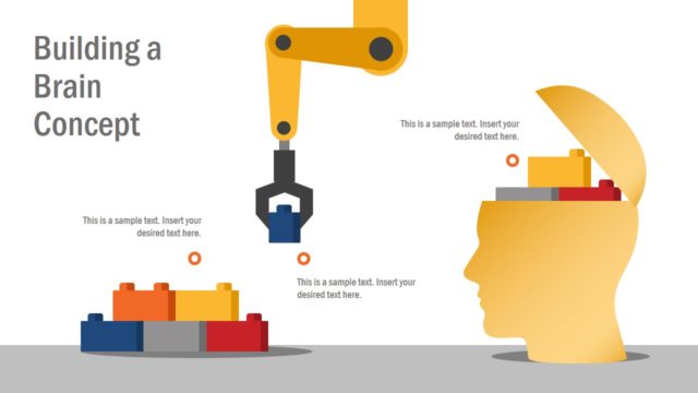 Building Brain Concept PowerPoint Template