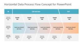 Horizontal Data Process PowerPoint - SlideModel