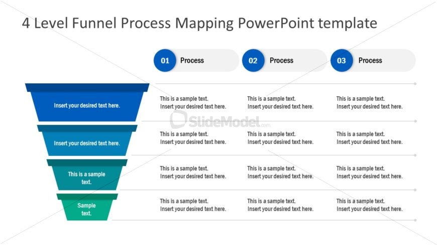 4 Level Process Mapping Funnel Template