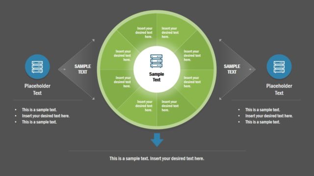 PowerPoint Circular 8 Steps Process