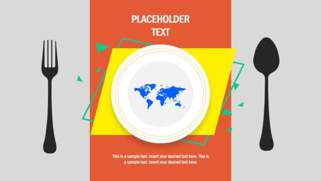 Global Hunger Diagram PowerPoint Template